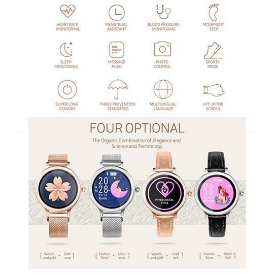 daisy ladies diamond smartwatch